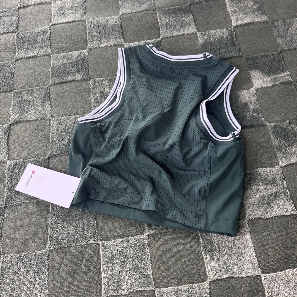 Dark Green Sleeveless Women's Top